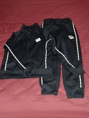 Nike Jordan Jumpman Black Track Jacket & Joggers For Kids Size 8-10 Yrs